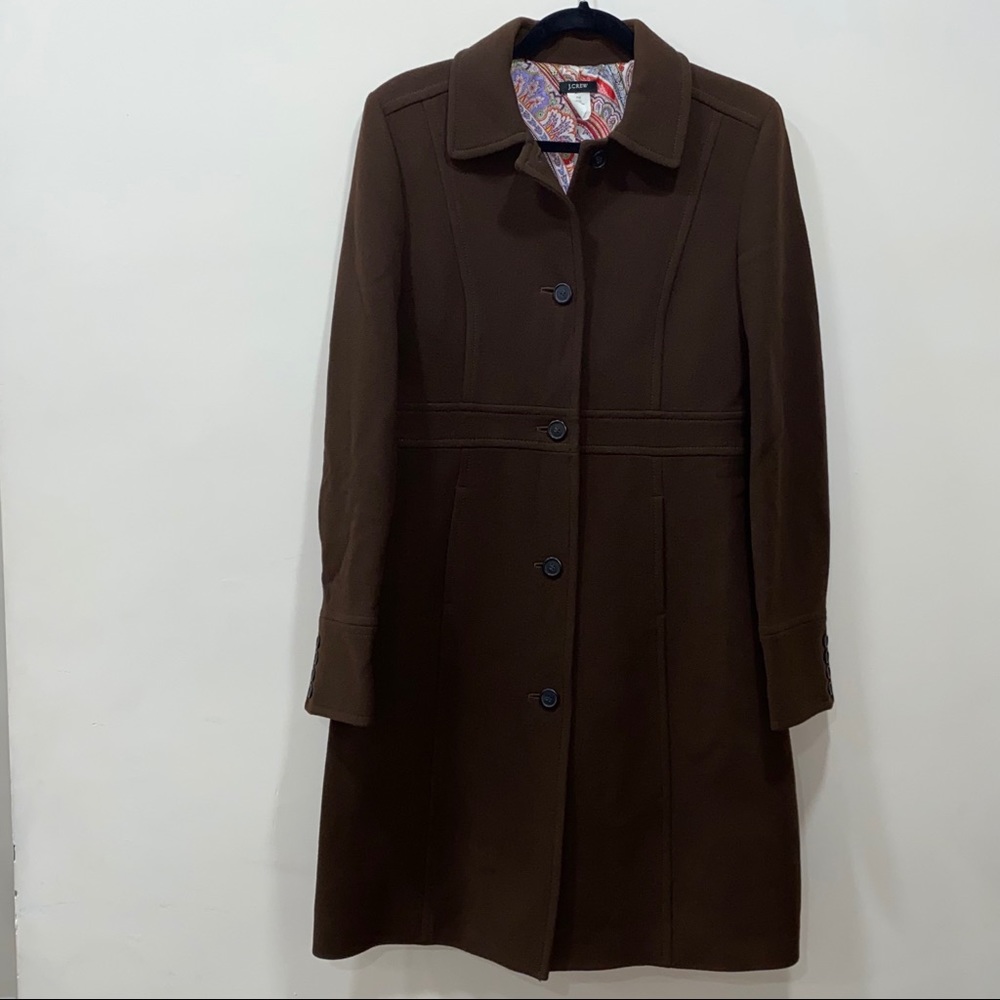 J Crew Women’s Brown Peacoat